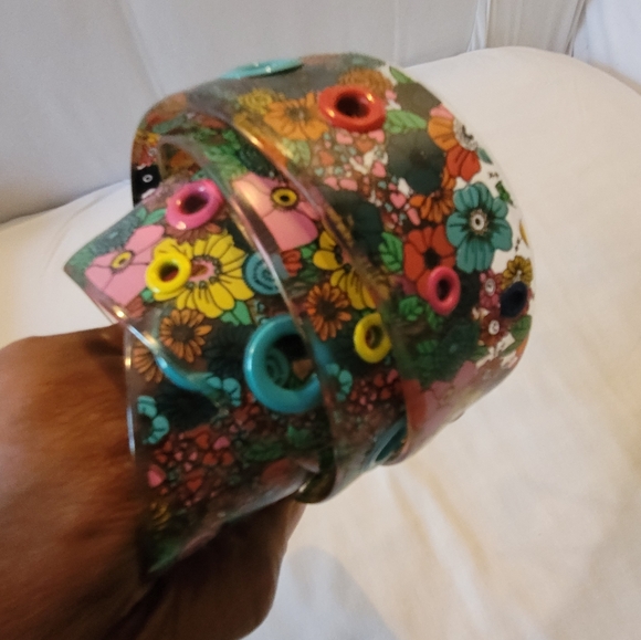 Floral Multicolor Belt - Picture 8 of 11